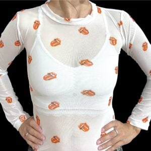 Body the rolling stones blanco lenguas rojas clasicas de factory rock