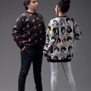 Buzo Negro The Rolling Stones Negro Frisa Importada