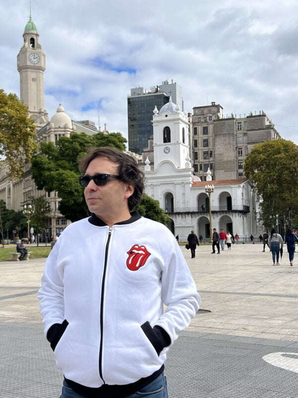 Campera bomber the rolling stones bordada factory rock