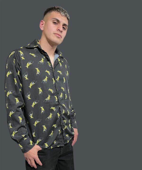 Camisa Voodoo lounge negra de factory rock the rolling stones