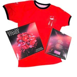 Remera The Rolling StonesH ackney Diamonds Roja de Factory Rock