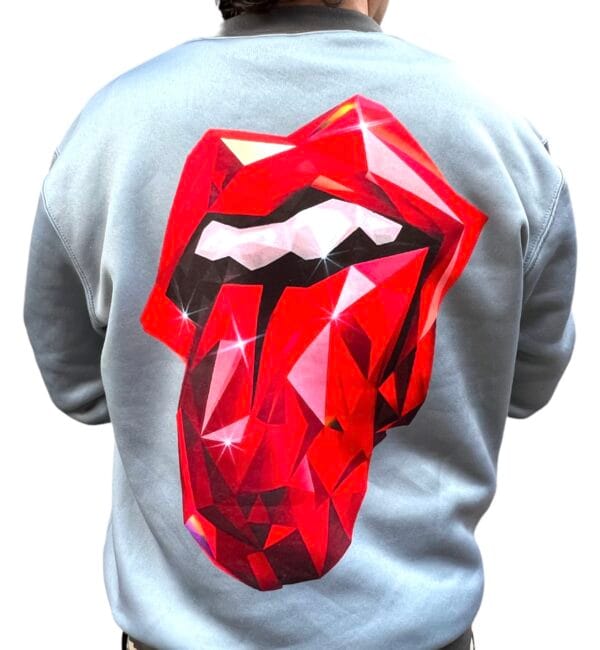 Buzo the rolling stones hackney diamonds gris conseguilo en https://factoryrock.com.ar