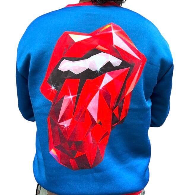Buzo the rolling stones hackney diamonds azul conseguilo en https://factoryrock.com.ar