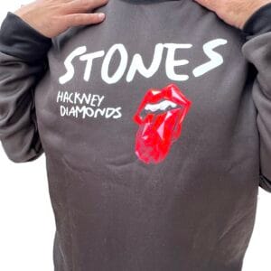 Buzo The Rolling StonesHackney Diamonds Negro en Factory Rock