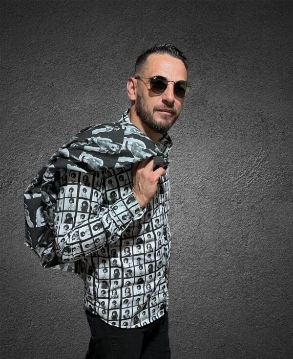 Camisa Morrison foto sesión de Factory Rock https://factoryrock.com.ar @factoryrock