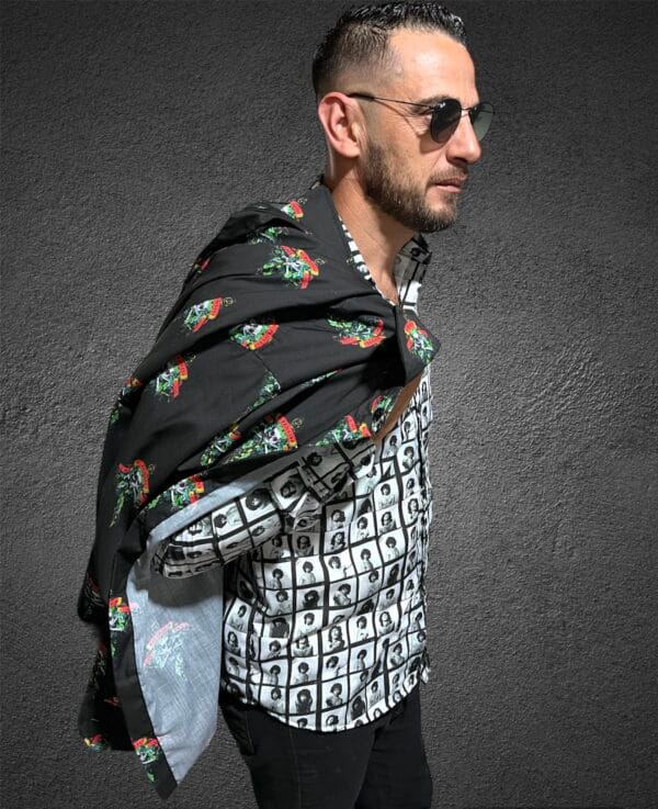 Camisa Morrison foto sesión de Factory Rock https://factoryrock.com.ar @factoryrock