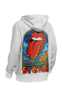 Buzo frisado con capucha The Rolling Stones Atlanta 2024 disponible en https://factoryrock.com.ar