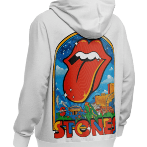 Buzo frisado con capucha The Rolling Stones Atlanta 2024 disponible en https://factoryrock.com.ar