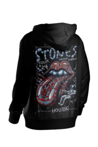 Hermoso Buzo con capucha de frisado premium The Rolling Stones disponible en: https://factoryrock.com.ar