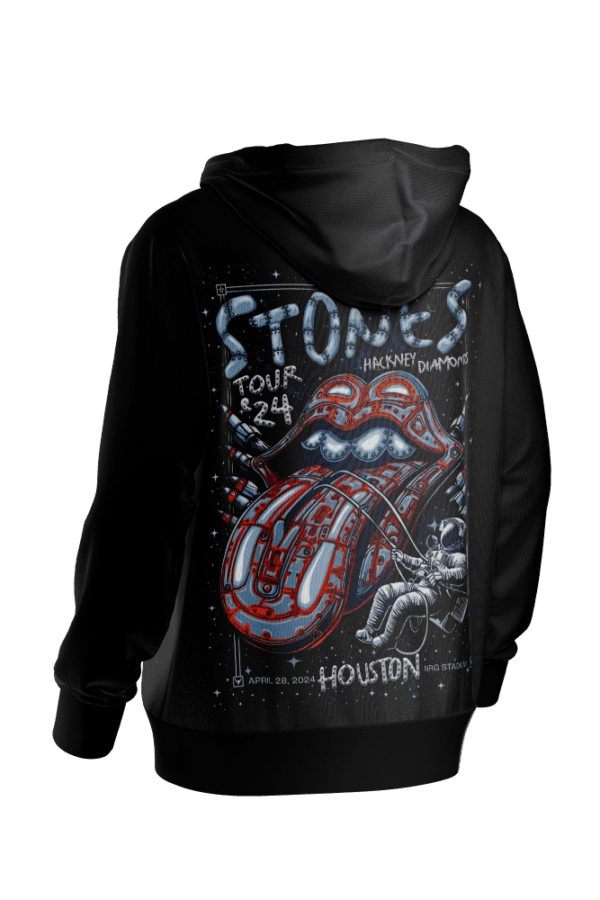 Hermoso Buzo con capucha de frisado premium The Rolling Stones disponible en: https://factoryrock.com.ar