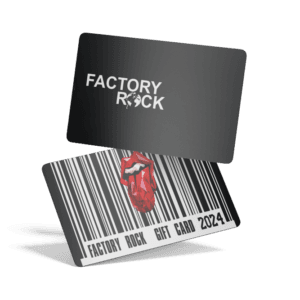 Factory Rock Gift Card para regalos personales, regalos empresariales, aniversarios, bodas, entre otros