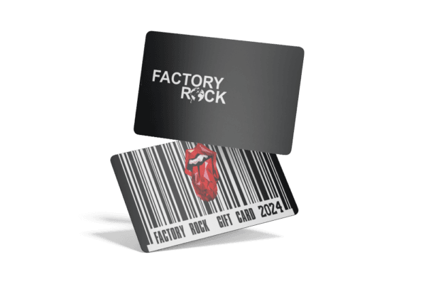 Factory Rock Gift Card para regalos personales, regalos empresariales, aniversarios, bodas, entre otros