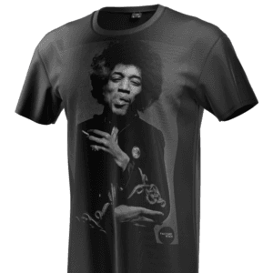 Remera Impresionante de JIMI HENDRIX con firma en la espalda disponibles en https://factoryrock.com.ar @factroyrock.ar