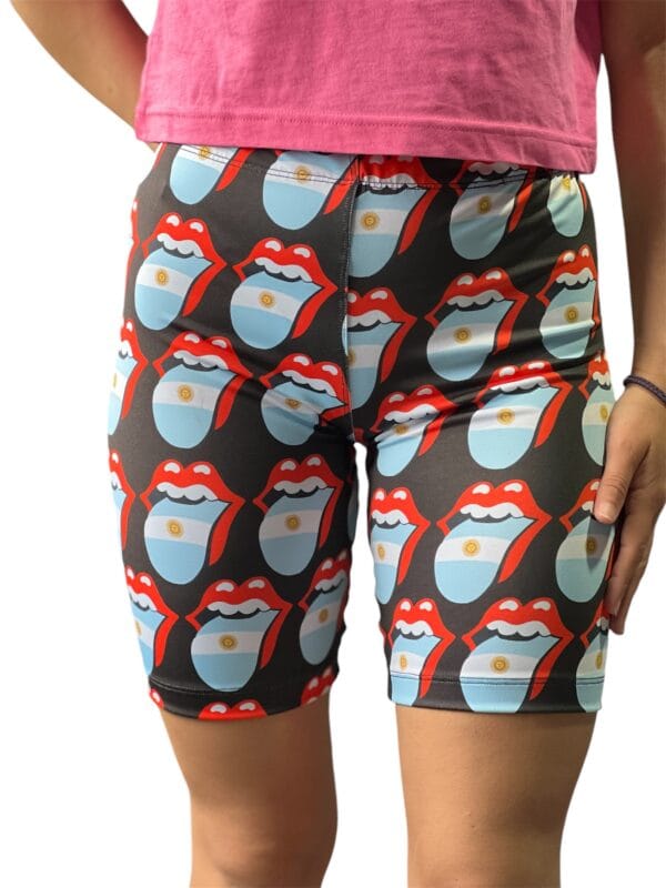 Calza Biker Argentina Stones solo disponible en https://factoryrock.com.ar