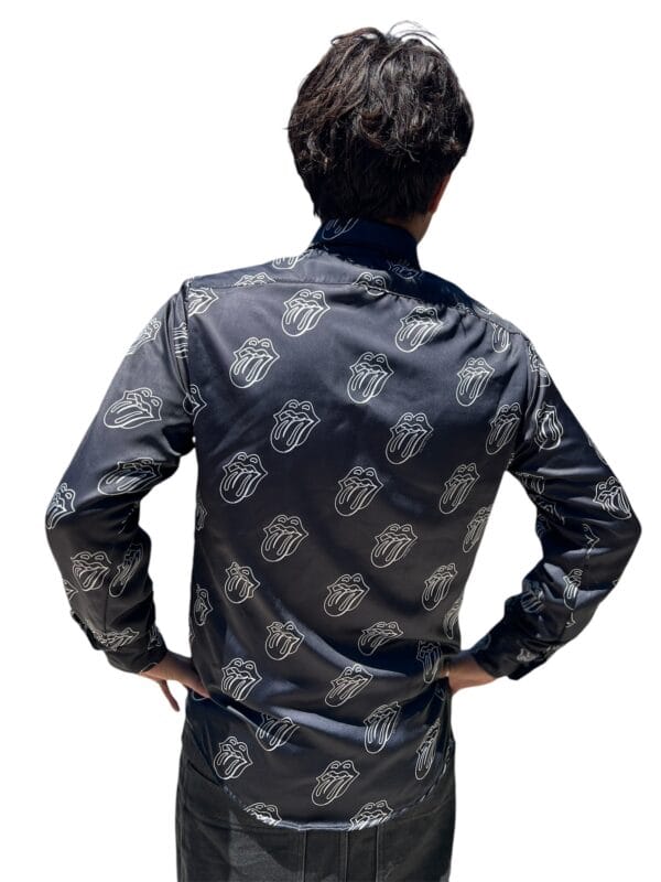 Camisa The Rolling Stones PAINT IT BLACK seda importada solo en https://factoryrock.com.ar @factoryrock.ar