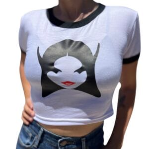 Remera Top Luli Los Piojos, solo disponible en @factoryrock la tienda del Rock