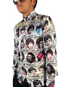 Camisa The Rolling Stones SOME GIRLS seda importada solo en https://factoryrock.com.ar @factoryrock.ar