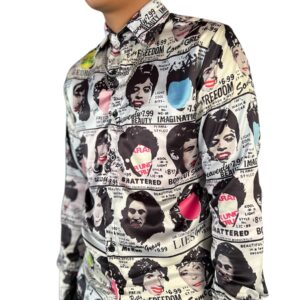 Camisa The Rolling Stones SOME GIRLS seda importada solo en https://factoryrock.com.ar @factoryrock.ar