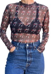 Remera The Rolling Stones Microtul Black Box solo disponible en www.factortrock.com.ar