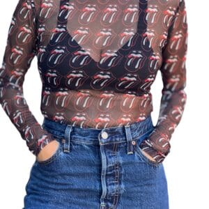 Remera The Rolling Stones Microtul Black Box solo disponible en www.factortrock.com.ar