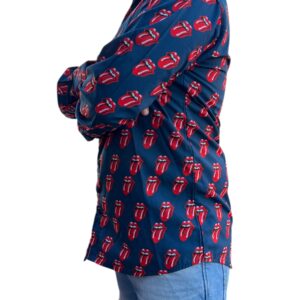 Camisa The Rolling Stones Blue and Red solo disponible en www.factoryrock.com.ar