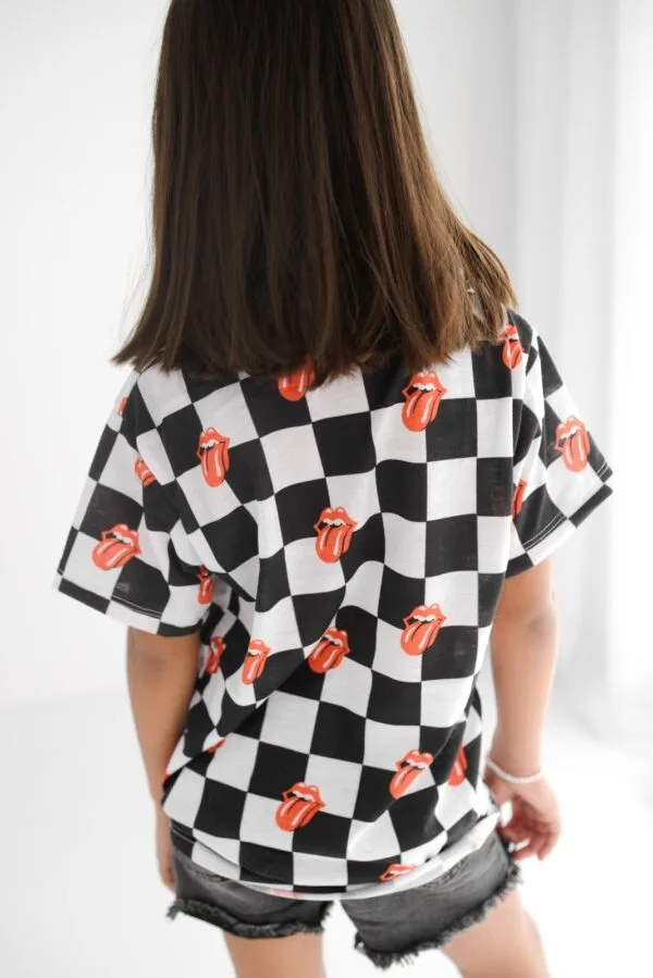 remera tipo vans the rolling stones