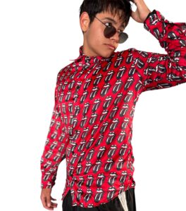 Camisa de Seda Importada The Rolling Stones Red Box solo en: @factoryrock.ar www.factoryrock.com.ar