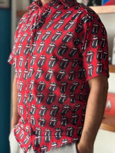 Camisa The Rolling Stones Red Box en tela importada de turquia, solo en @factoryrock.ar