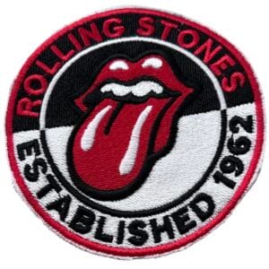 ACCESORIOS 2 The Rolling Stones Established 1962 Bordado, solo en @factoryrock.ar