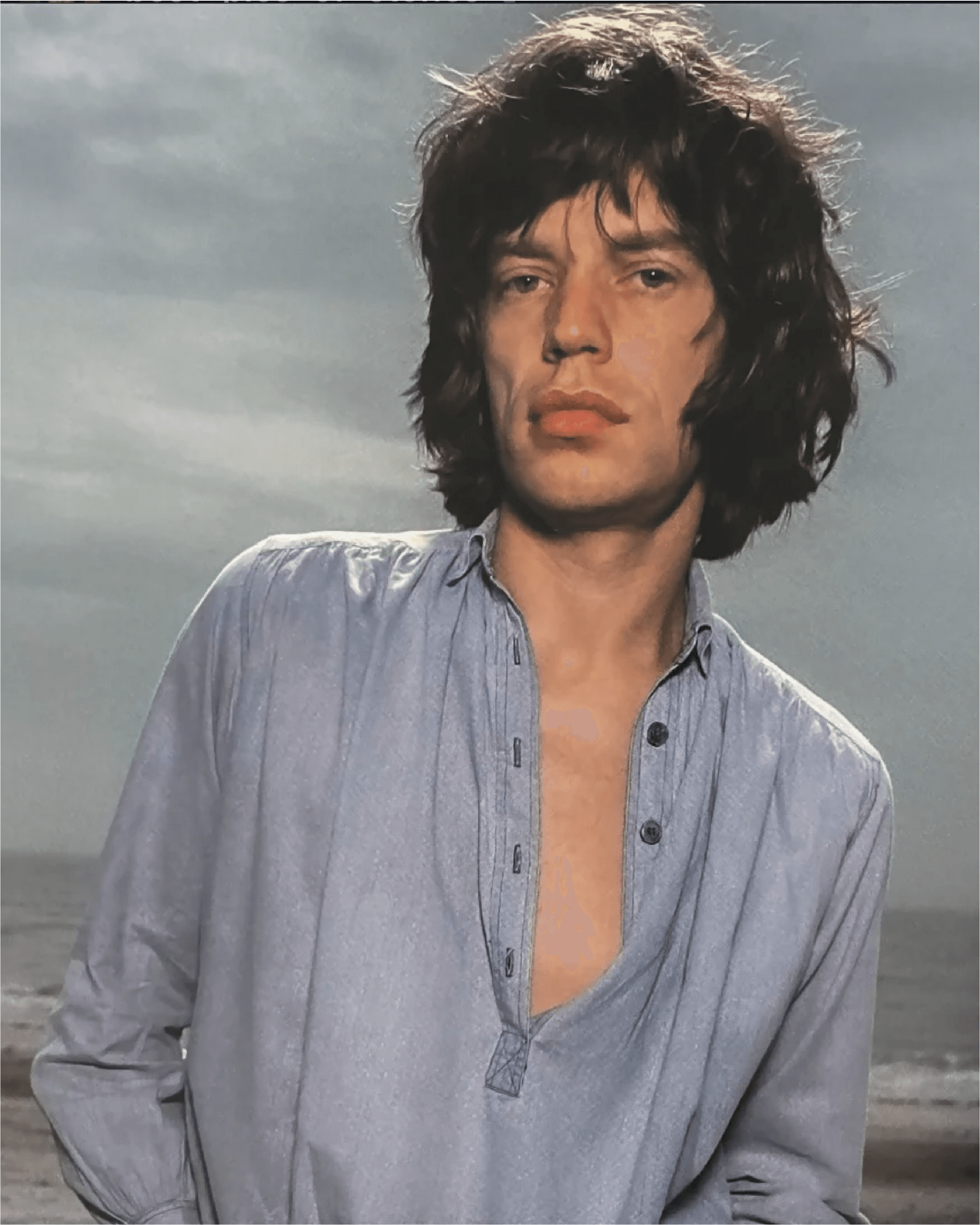 Cuadro UV Mick Jagger Black and Blue Sessions