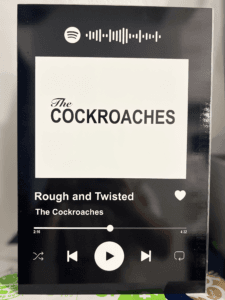 Placa Acrilica The Rolling Stones WHO THE CUCK ARE THE COCKROACHES solo en @factoryrock.ar