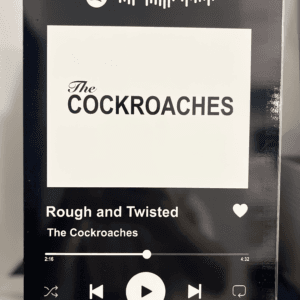 Placa Acrilica The Rolling Stones WHO THE CUCK ARE THE COCKROACHES solo en @factoryrock.ar