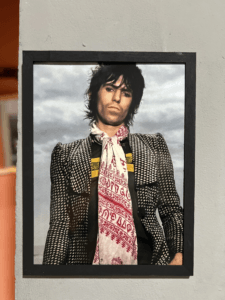 cuadro Keith Richards black and blue uv premium