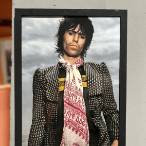 cuadro Keith Richards black and blue uv premium