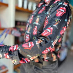Camisa de Seda The Rolling Stones Foreign Tongues solo en https://factroyrock.com.ar