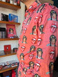 Camisa de Seda The Rolling Stones Foreign Tongues solo en https://factroyrock.com.ar